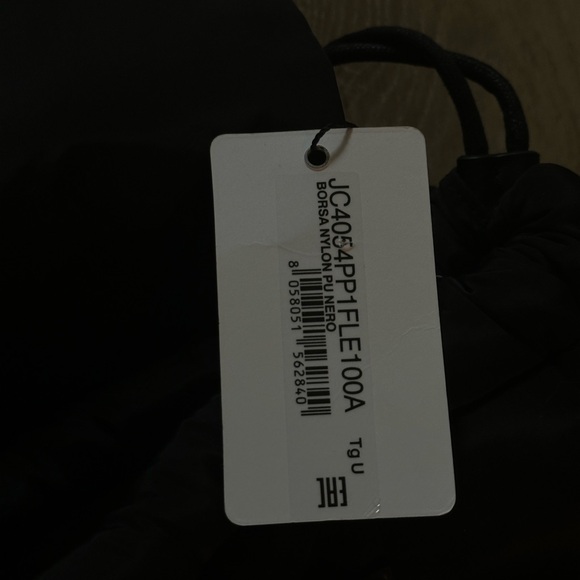 Love Moschino Nylon Backpack - Black w/ Gold Hardware & Red Lining - Picture 7 of 7